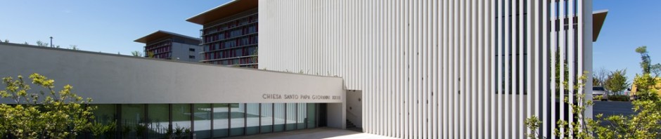 La chiesa di San Giovanni XXIII del nuovo Ospedale di Bergamo