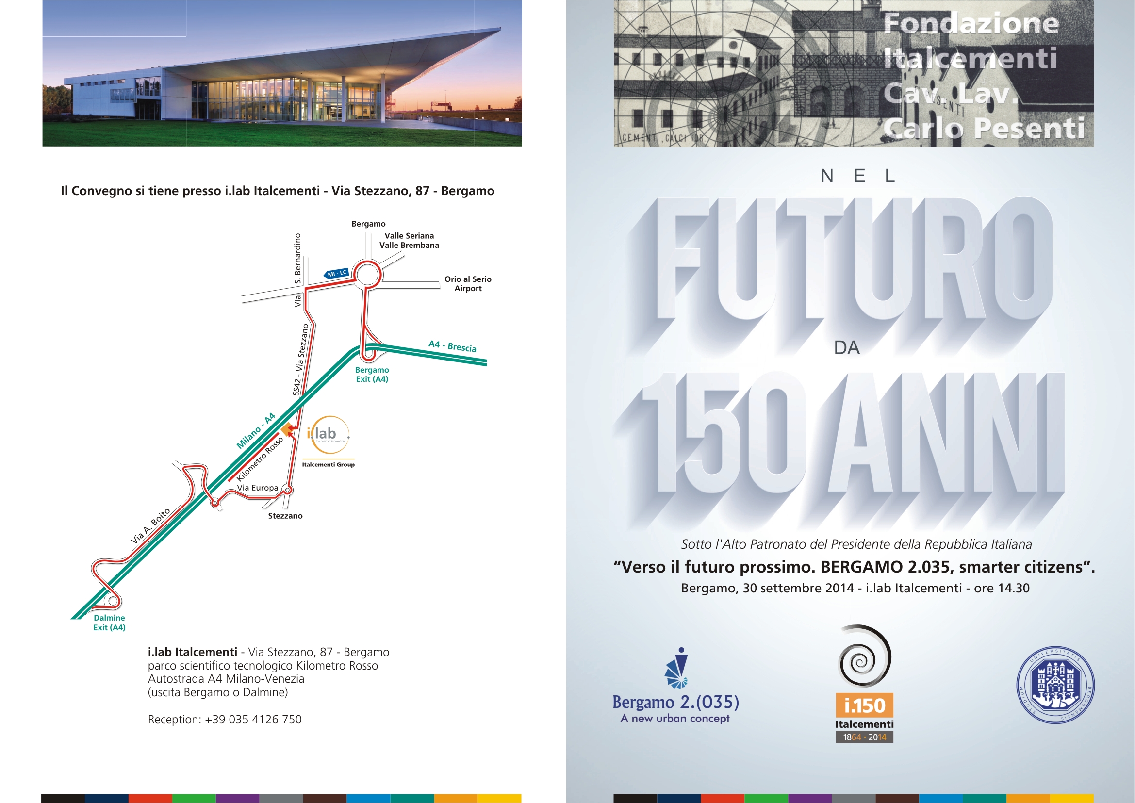 Verso il futuro prossimo. BERGAMO 2.035, smarter citizens.