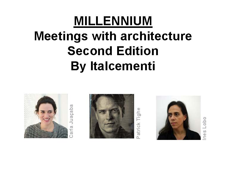Millennium Meetings with architect Second Edition